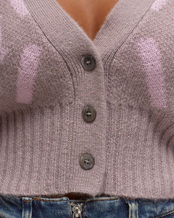 M ARGYLE KNIT CARDIGAN