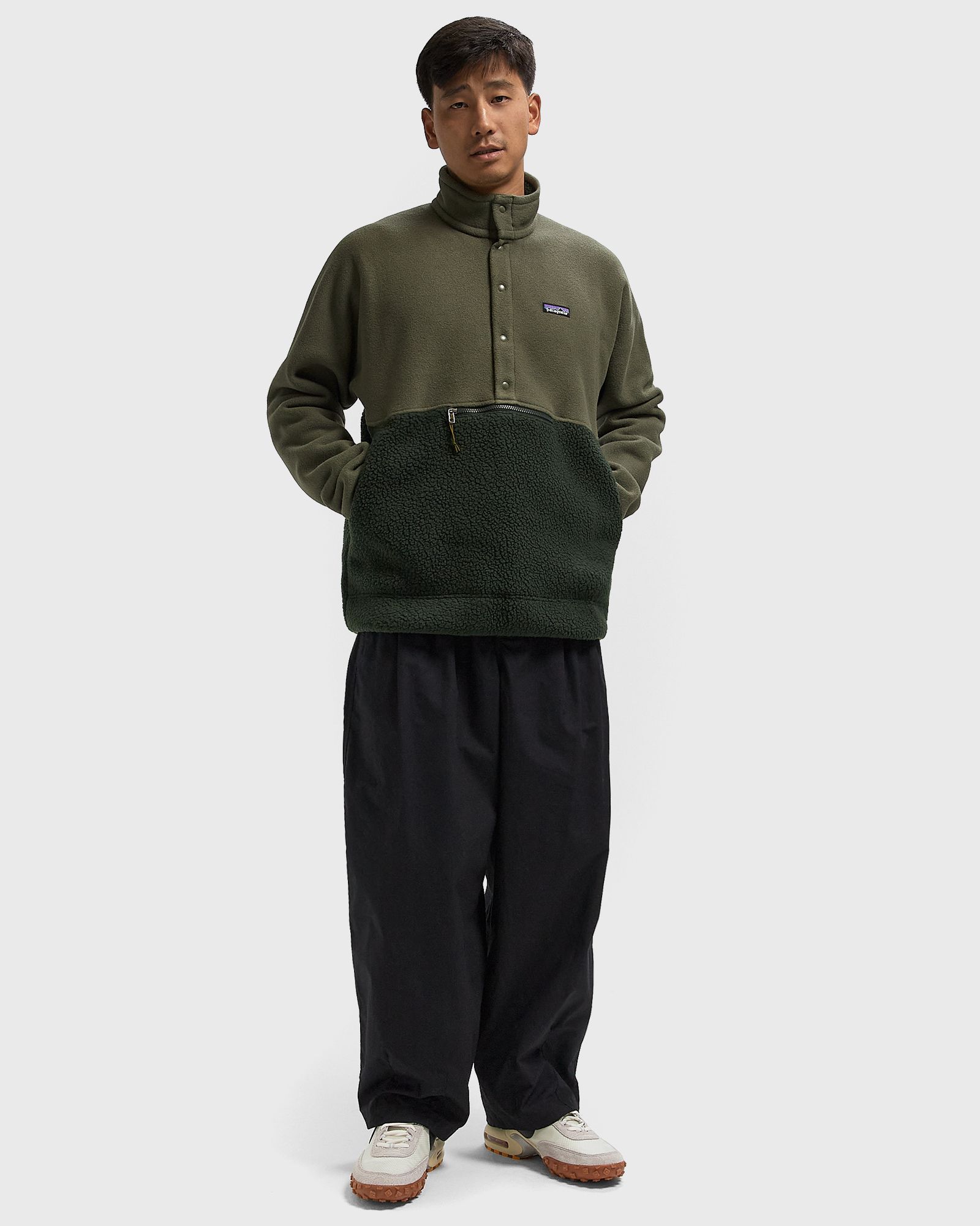 Retro Pile Half-Snap Pullover