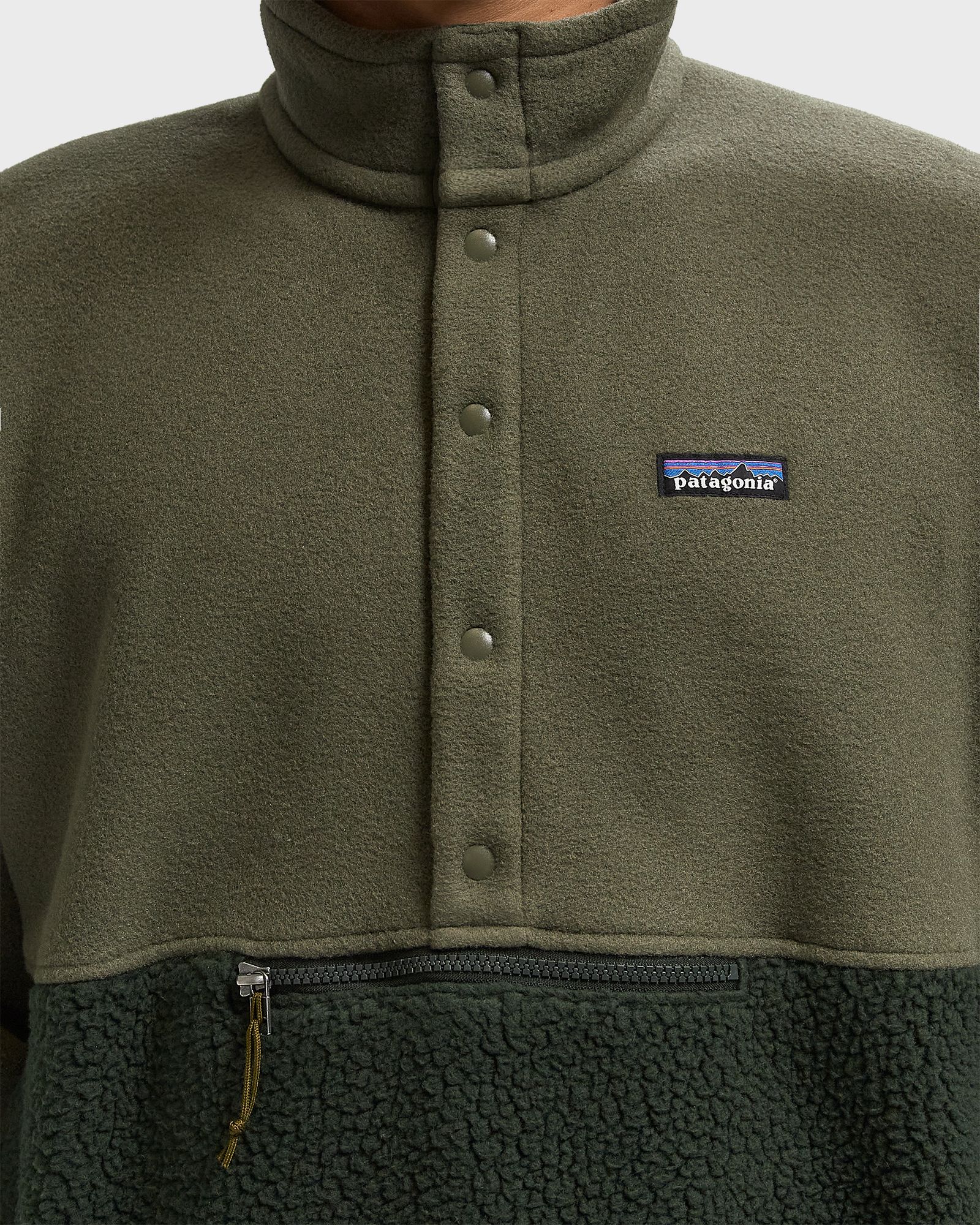 Retro Pile Half-Snap Pullover