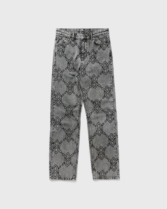 Represent R3 Monogram Baggy Denim Grey - Mens - Jeans Represent