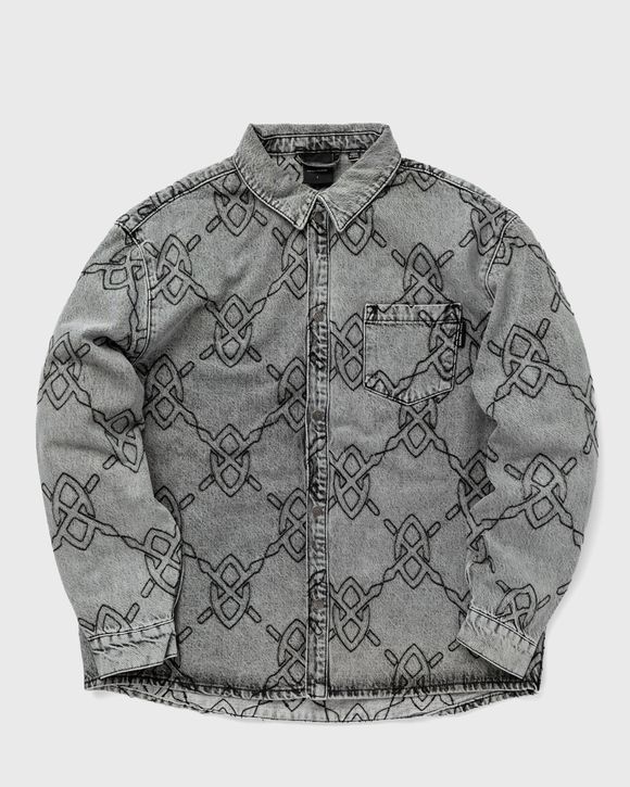 Supreme Monogram Denim Shirt Black