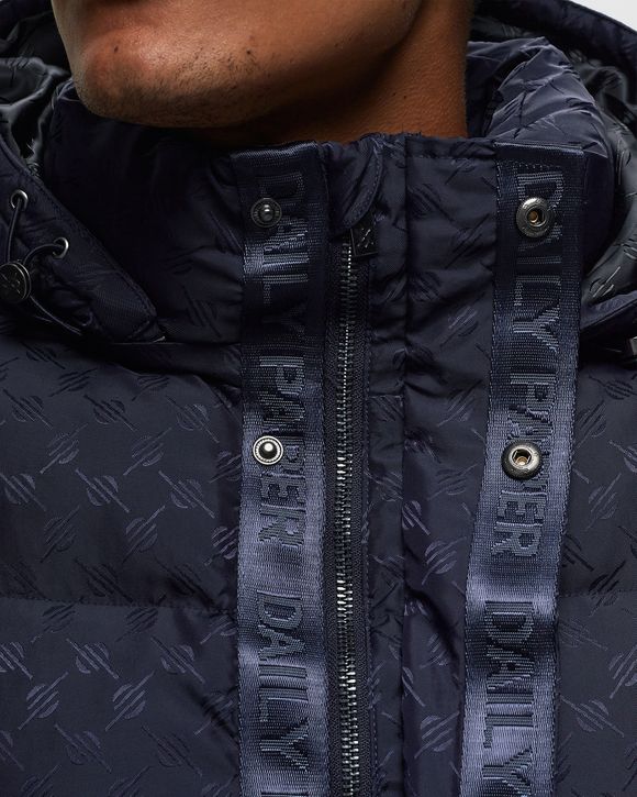 Louis Vuitton Allover Vuitton Snow Down Jacket BLACK. Size 50