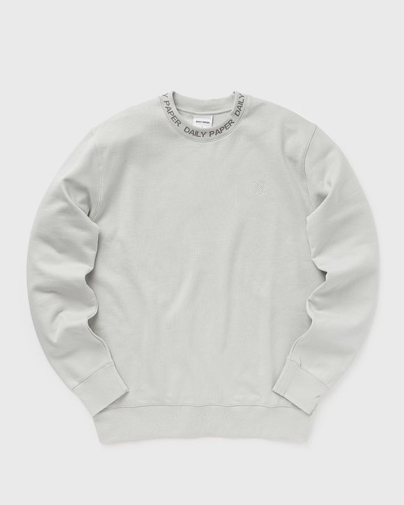 Nike NRG SOLO SWOOSH FLEECE CREWNECK SWEATSHIRT Grey - DK GREY HEATHER/WHITE