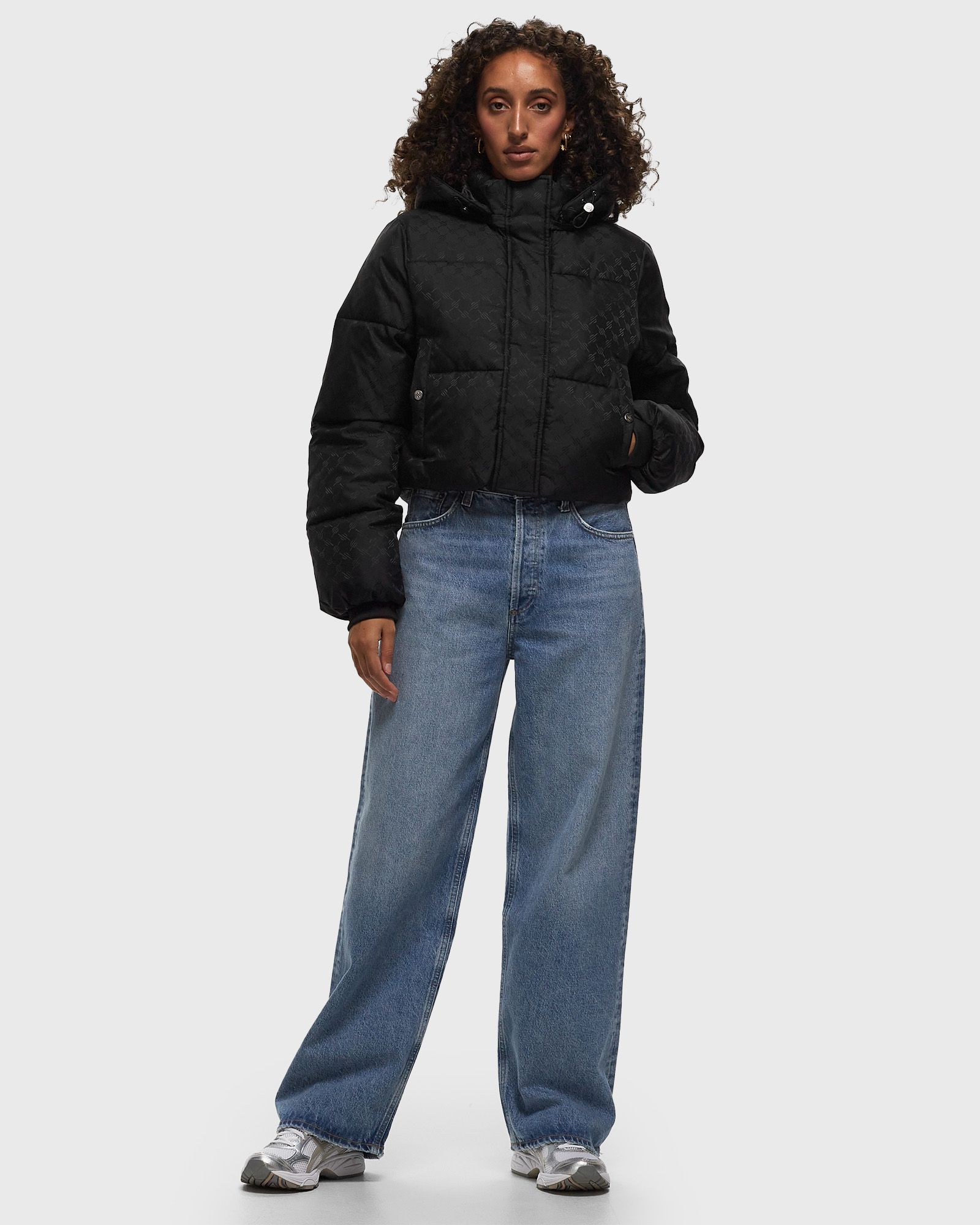 Monogram Cropped Puffer Jacket