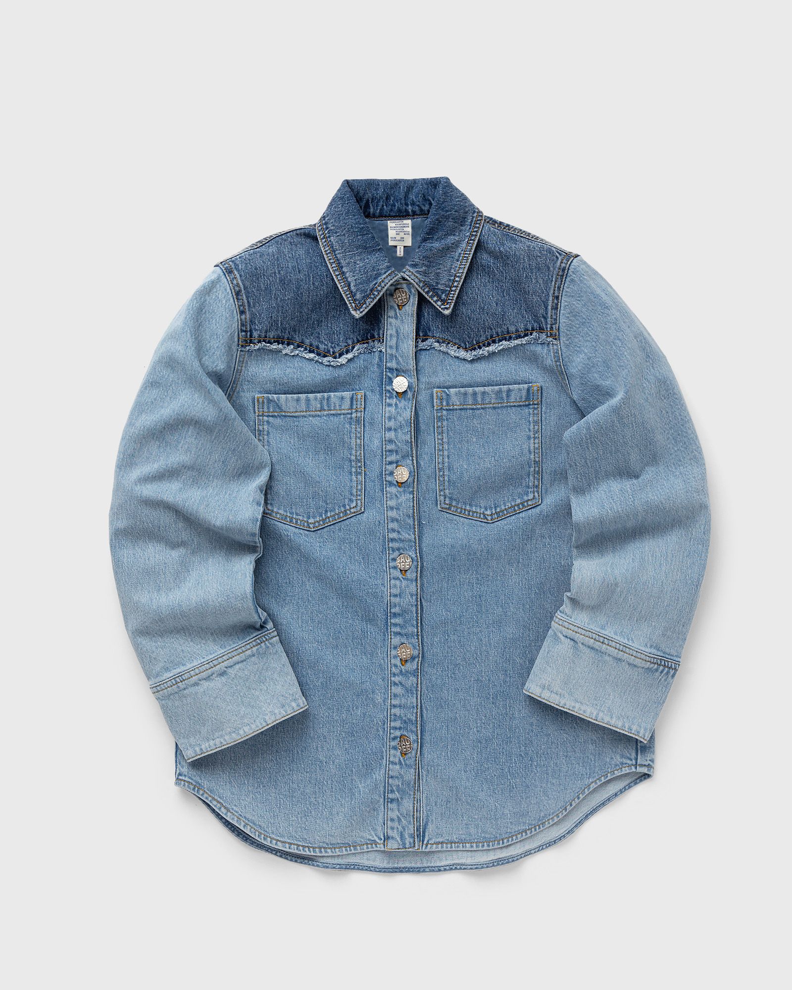 Baum und Pferdgarten - mati shirt women denim jackets blue in größe:s