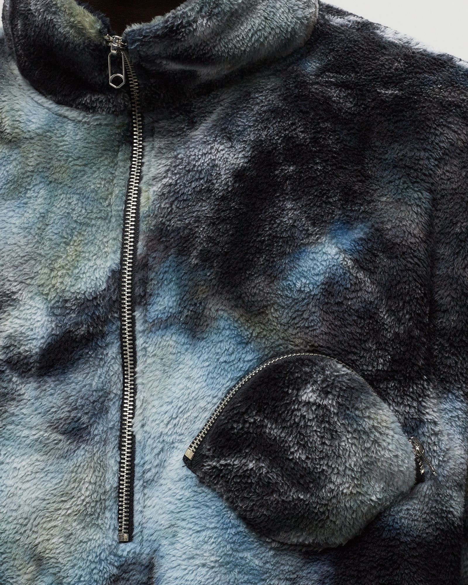 HALF ZIP OYSTER TIE DYE