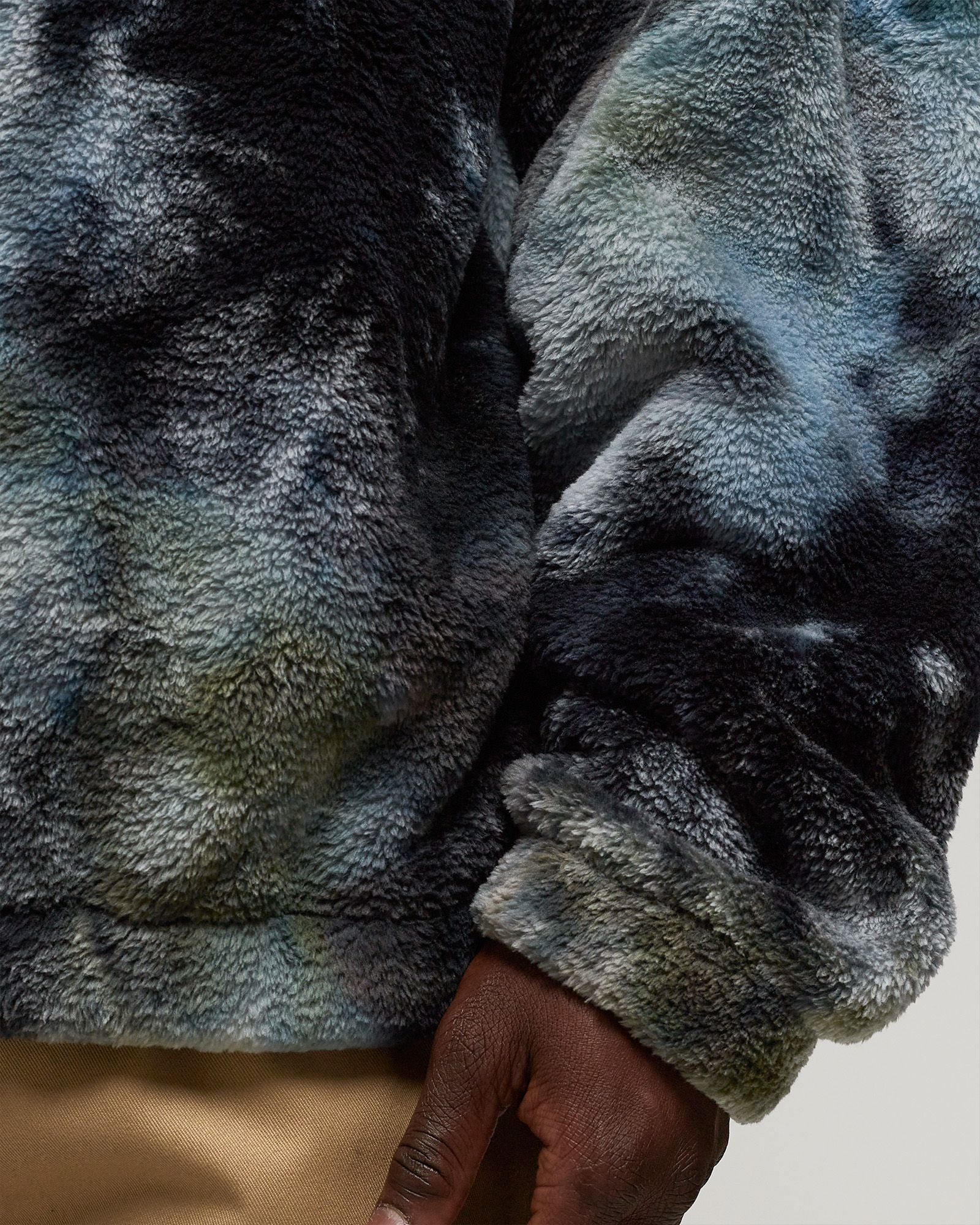 HALF ZIP OYSTER TIE DYE