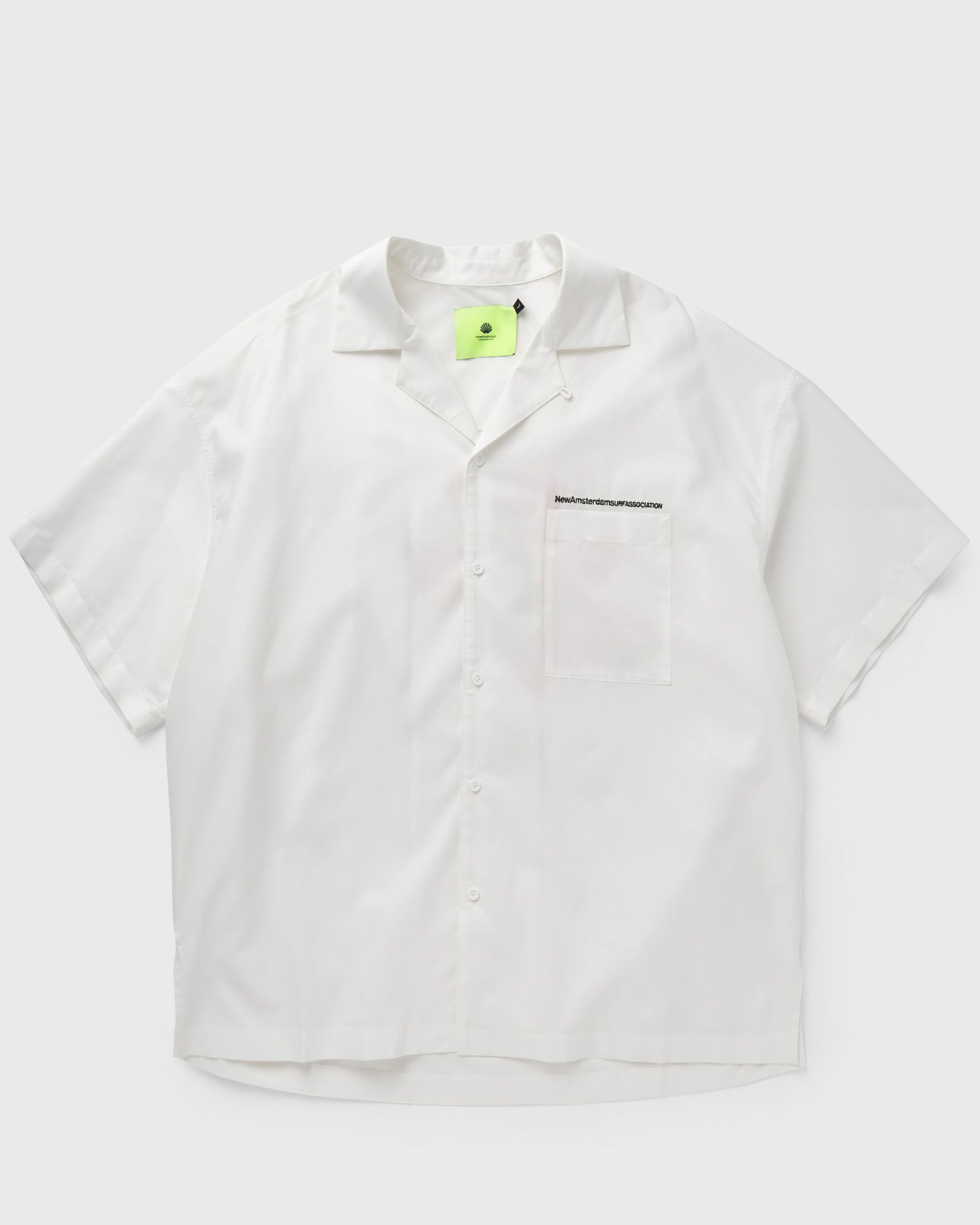 New Amsterdam - tulip wijk shirt men shortsleeves white in größe:m