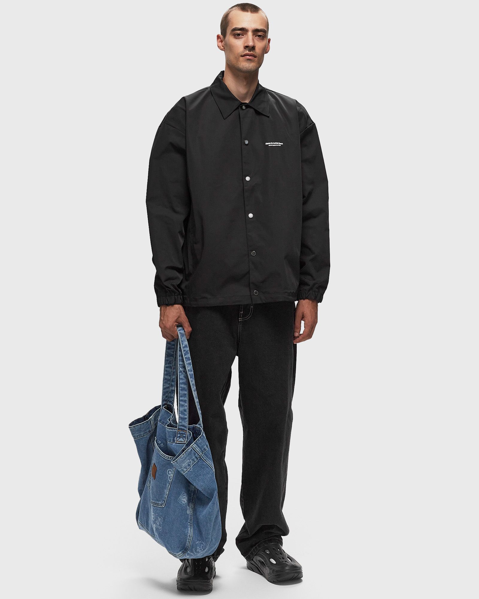 COACH JACKET BLACK JACKET