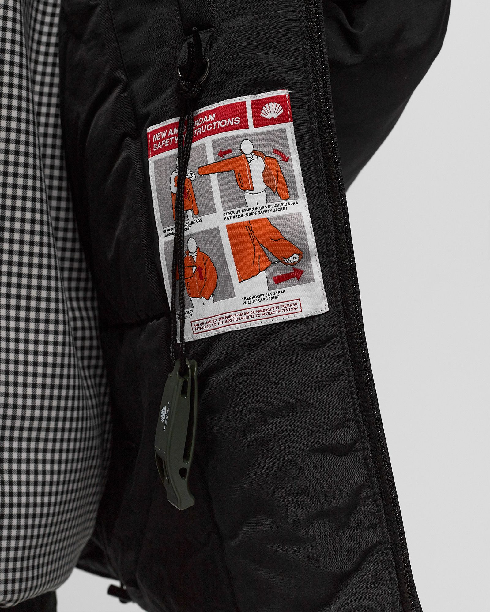 SAFETY JACKET BLACK JACKET