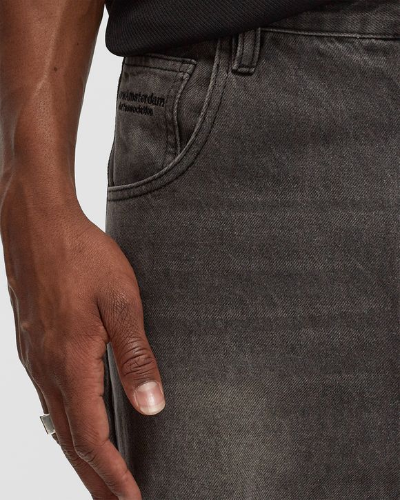 252 DENIM UNWASHED BLACK DENIM