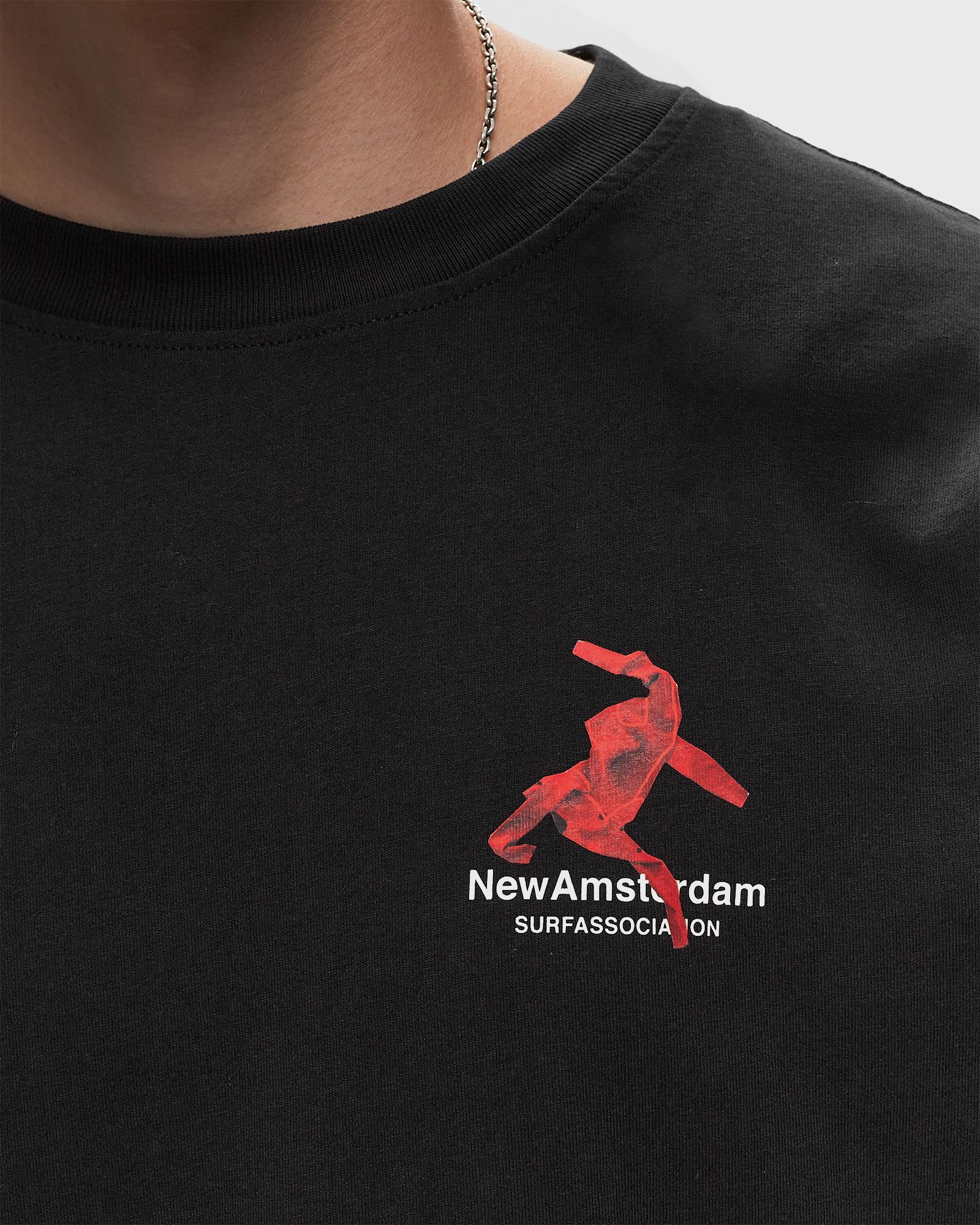 AFTER SURF TEE BLACK SURF