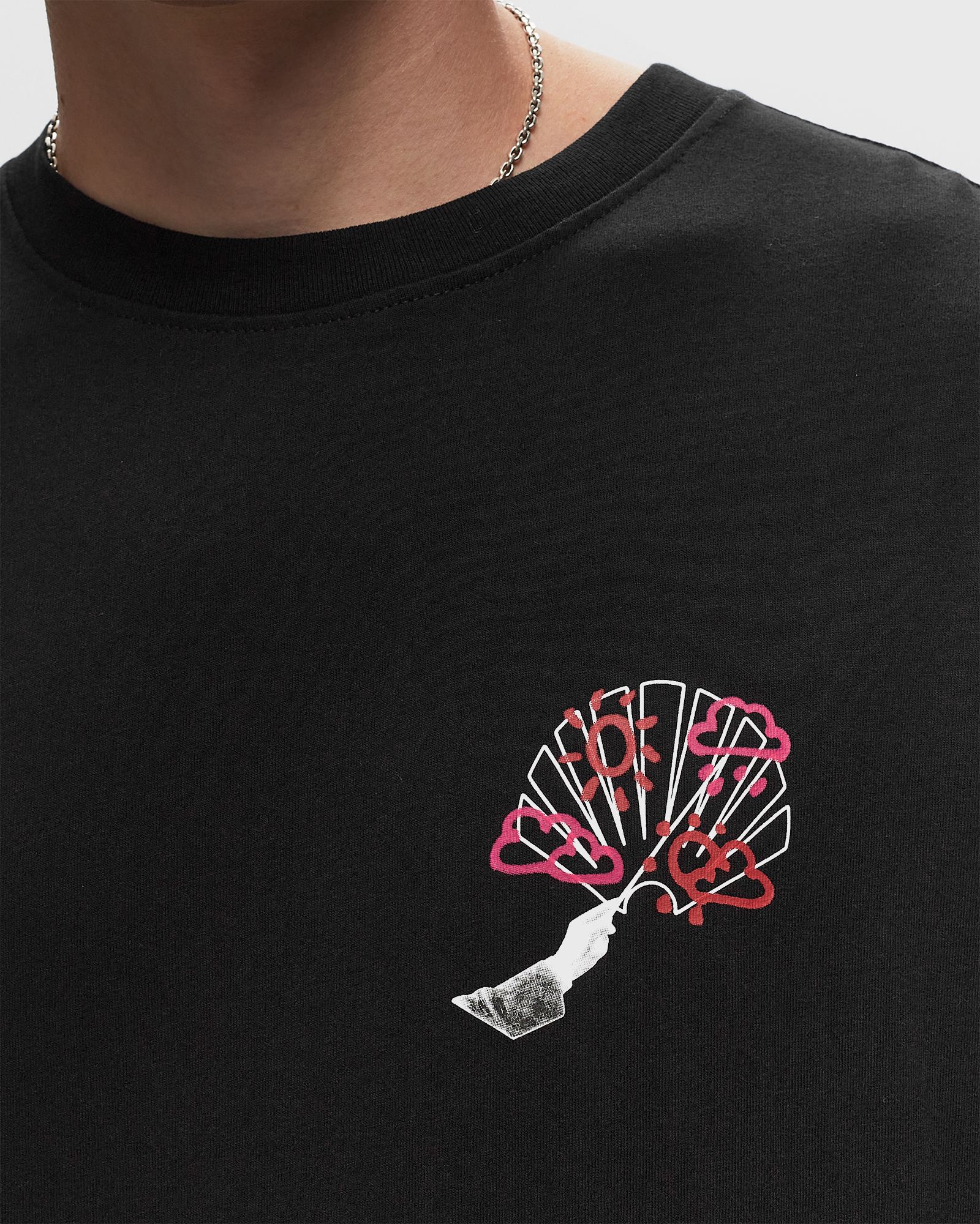 FORECAST TEE BLACK TEE