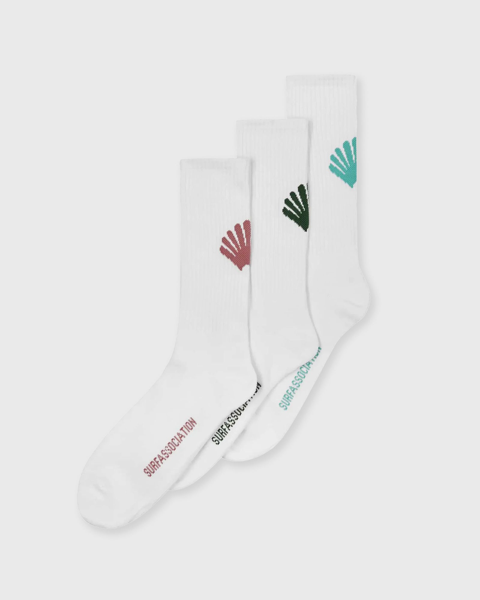 LOGO SOCKS 3-PACK WHITE SOCKS