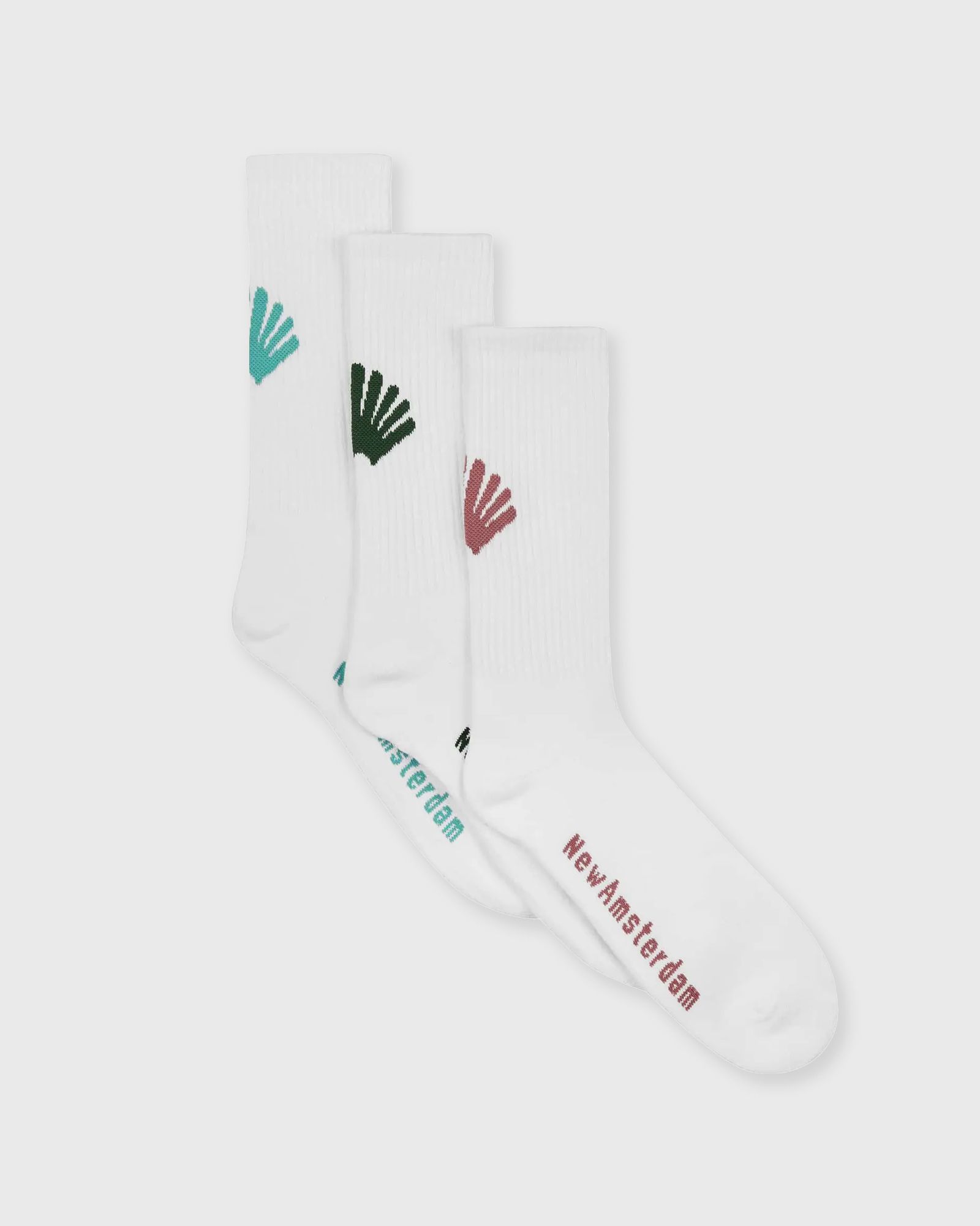 LOGO SOCKS 3-PACK WHITE SOCKS