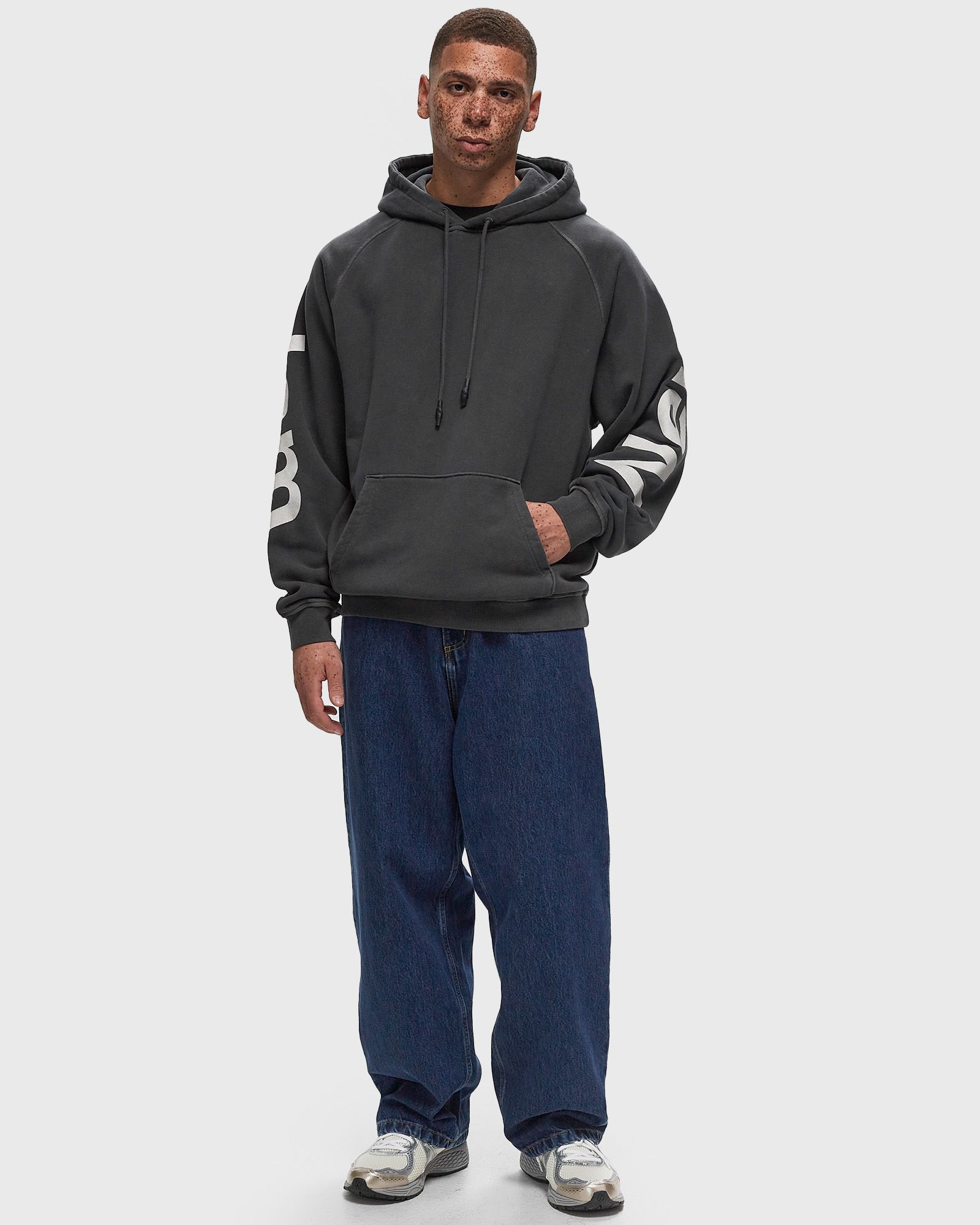 LOGO LINE HOODIE ANTHRACITE LINE