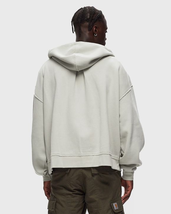 New Amsterdam HALF ZIP HOODIE ALMOST AQUA ZIP Grey | BSTN Store