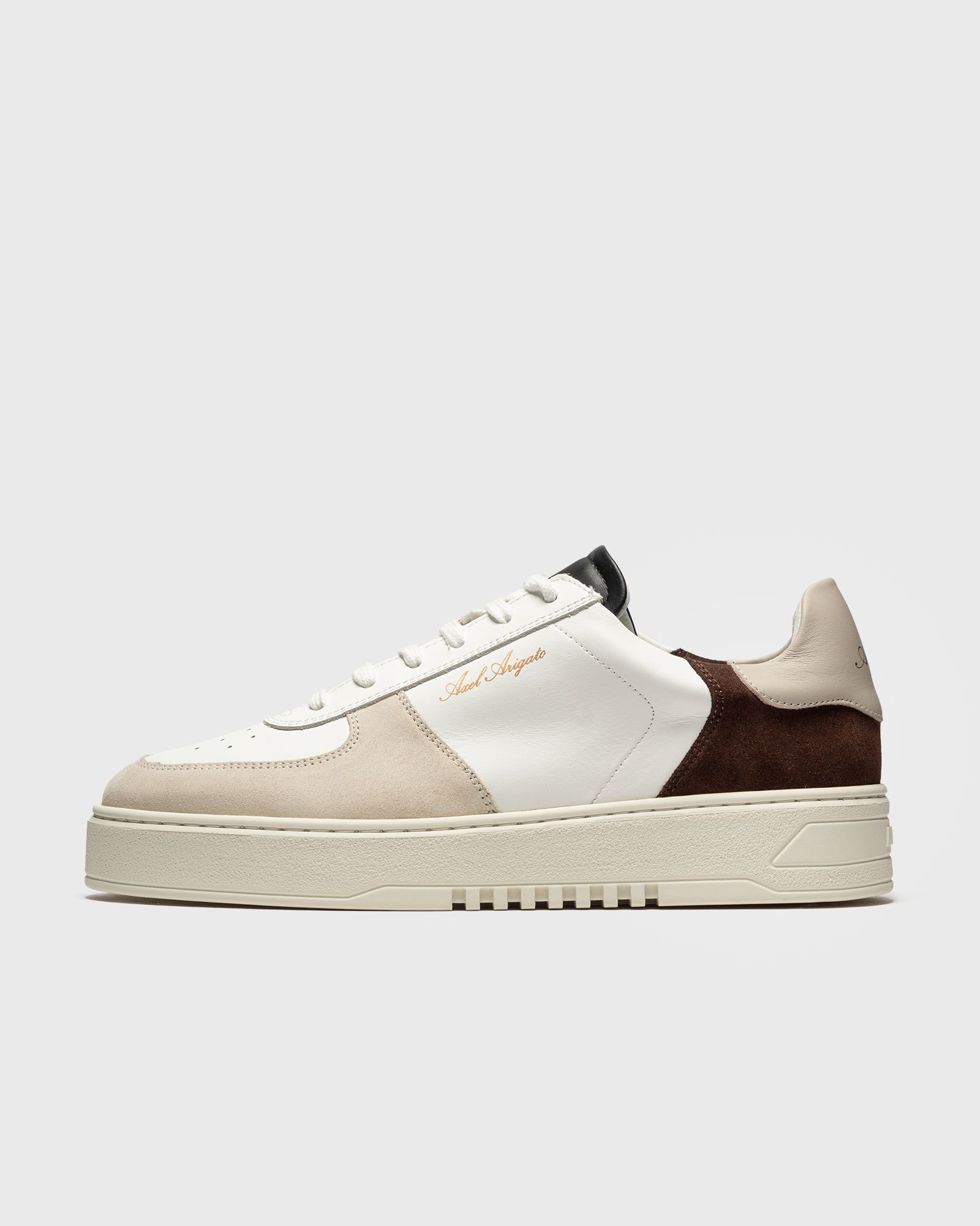 Shop Now For Axel Arigato Orbit Sneaker White/Brown men Sneakers now at in size US 9,0 | Earth Shop