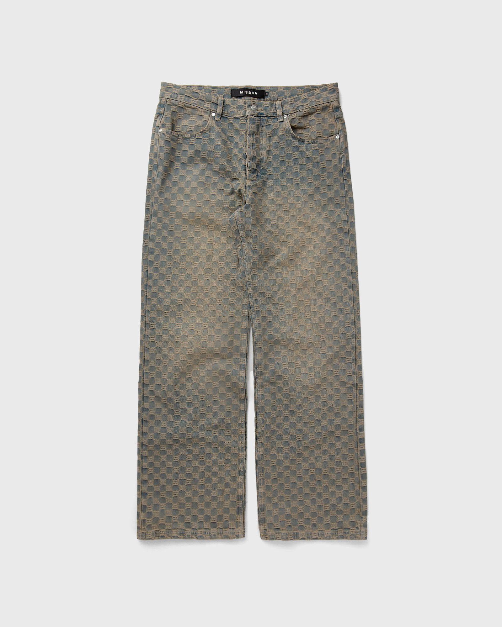JACQUARD DENIM MONOGRAM TROUSERS