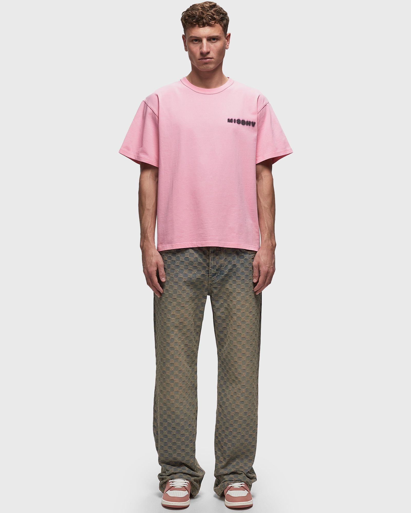 JACQUARD DENIM MONOGRAM TROUSERS