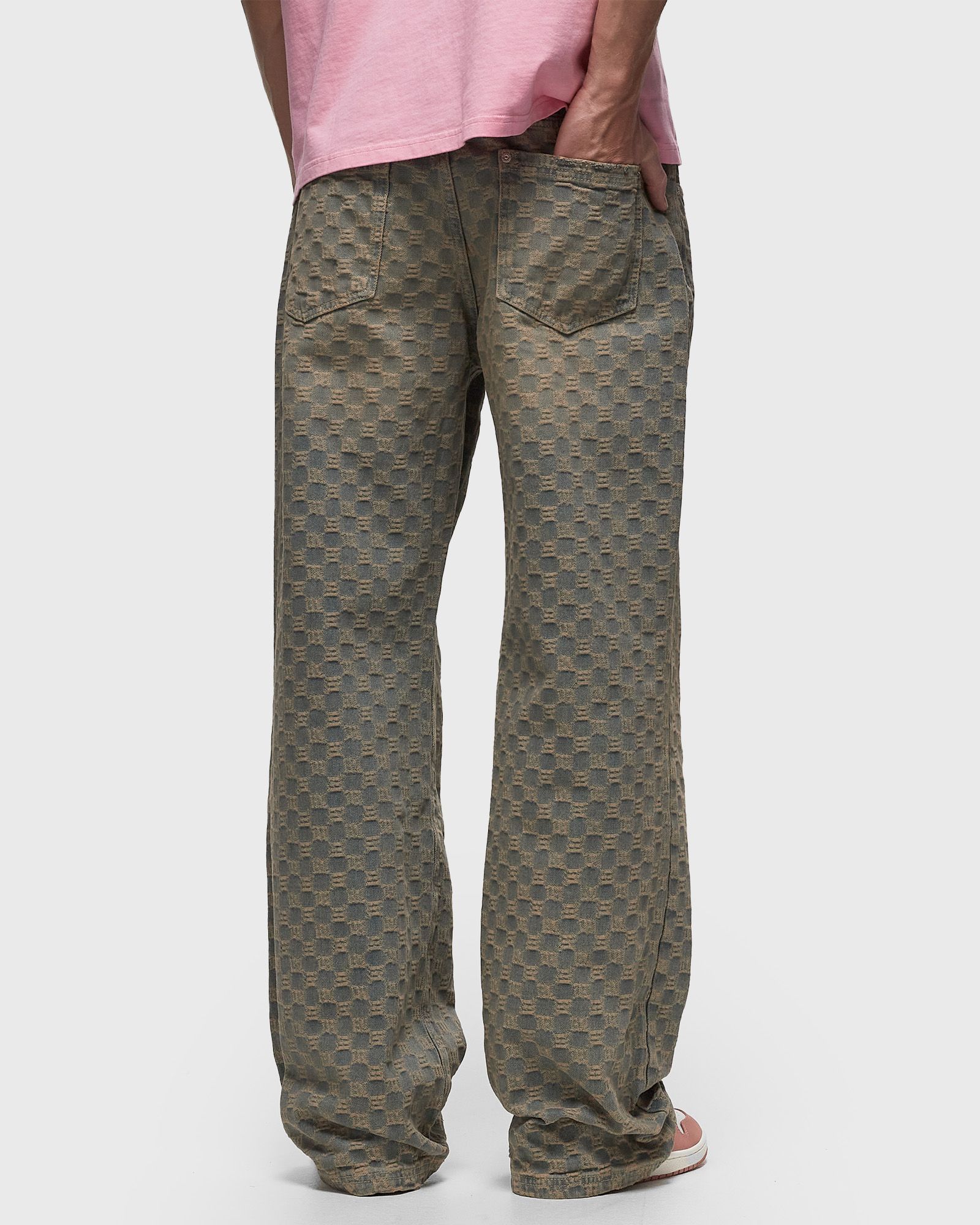 JACQUARD DENIM MONOGRAM TROUSERS
