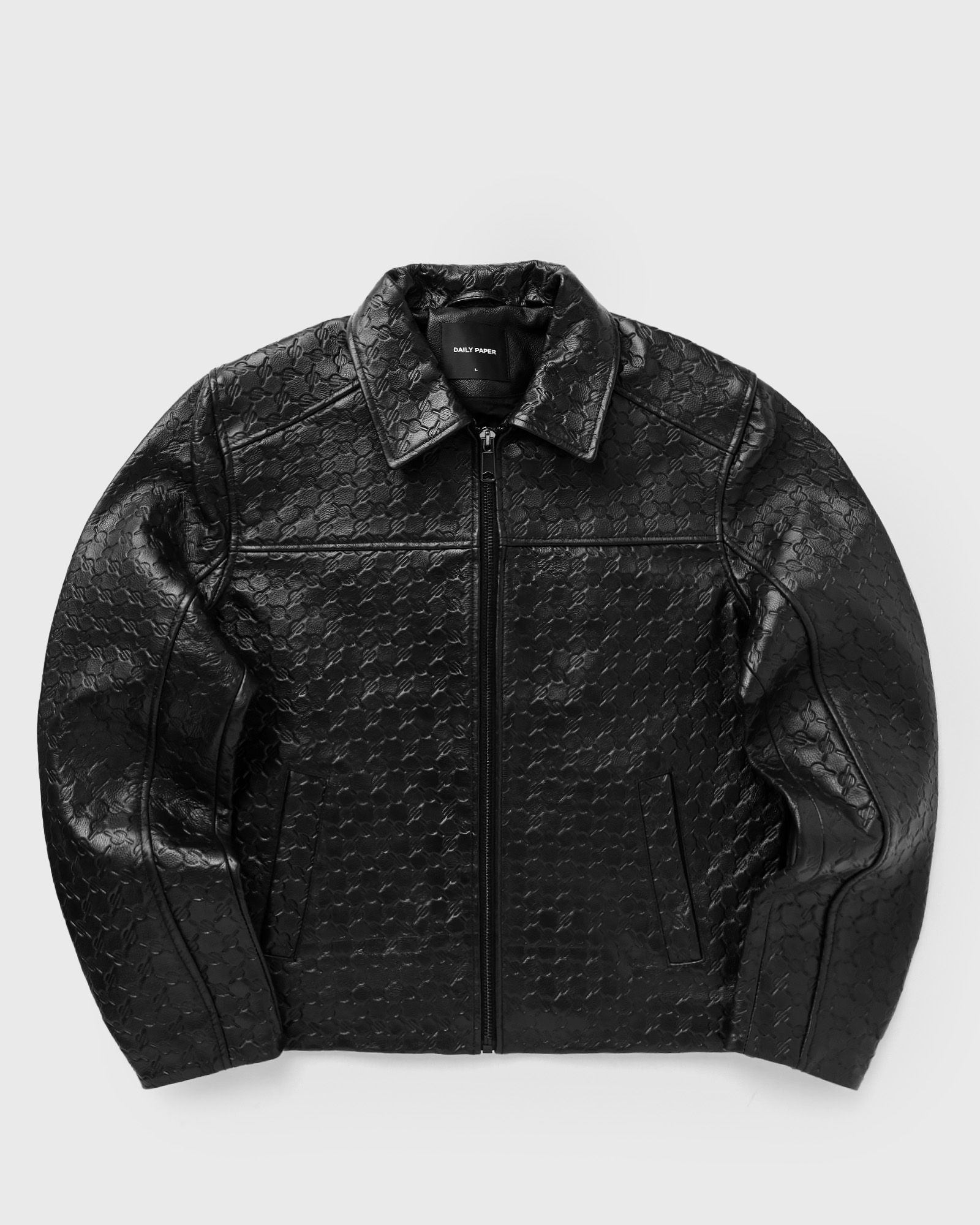 Daily Paper silence monogram leather jacket Black | BSTN Store