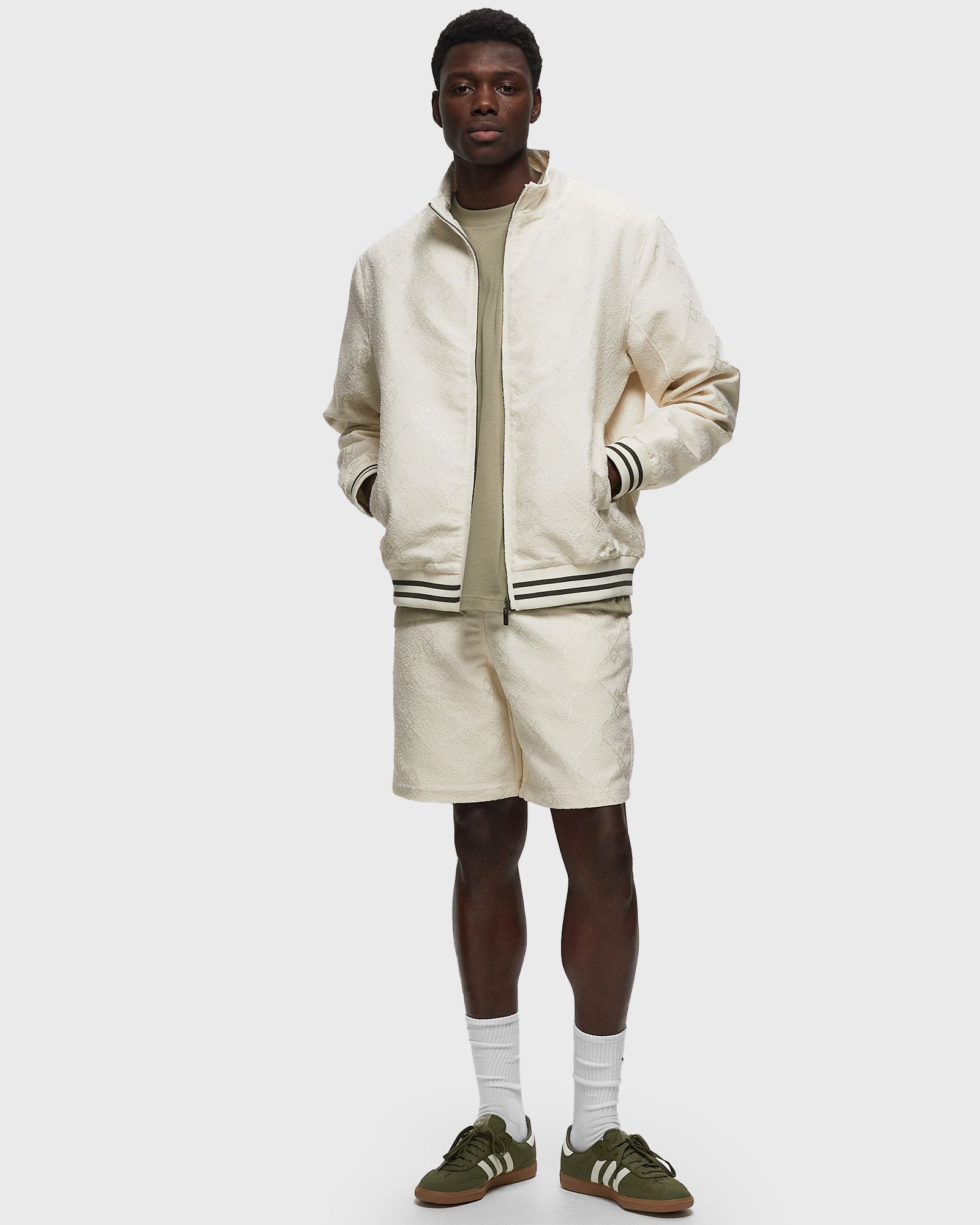 shakir boucle track jacket