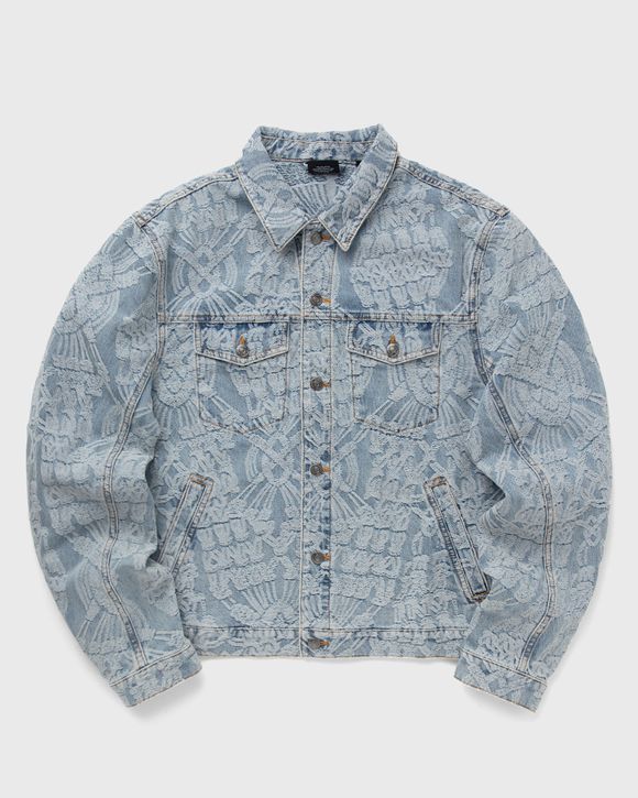settle macrame denim jacket