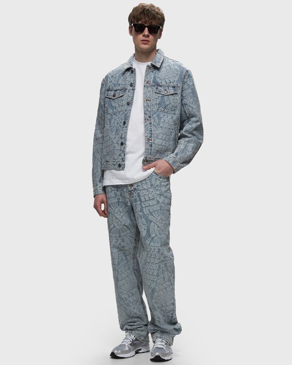 settle macrame denim jacket