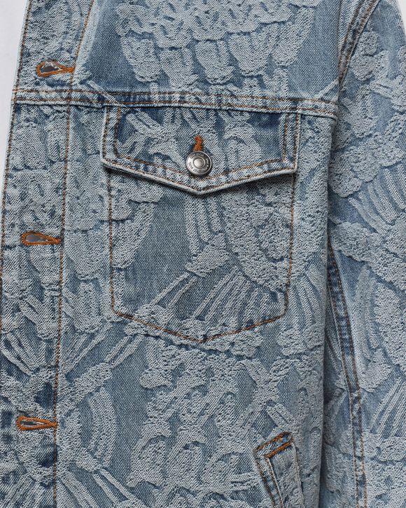 settle macrame denim jacket