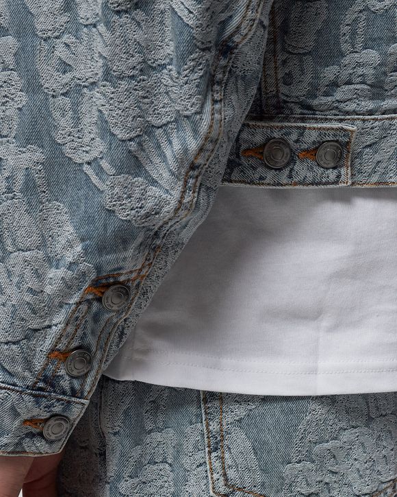 settle macrame denim jacket