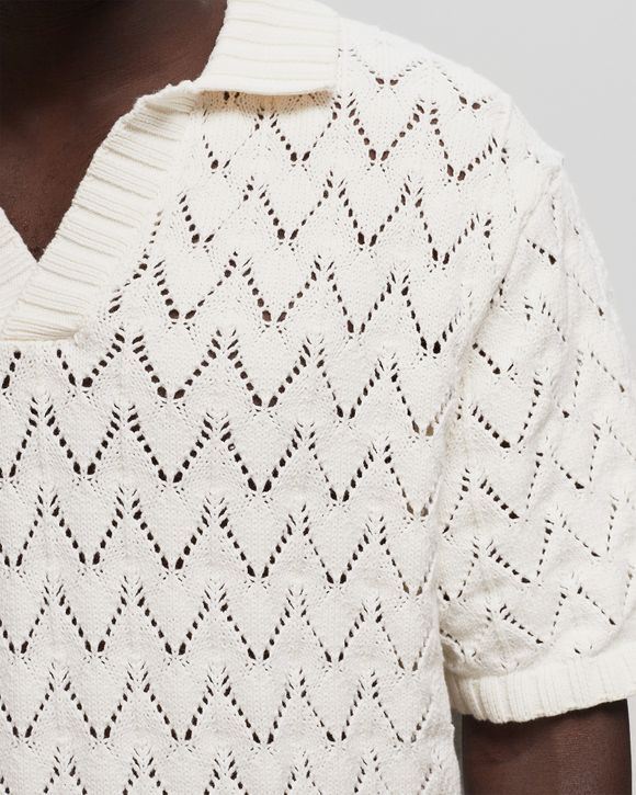 yinka relaxed knit ss polo