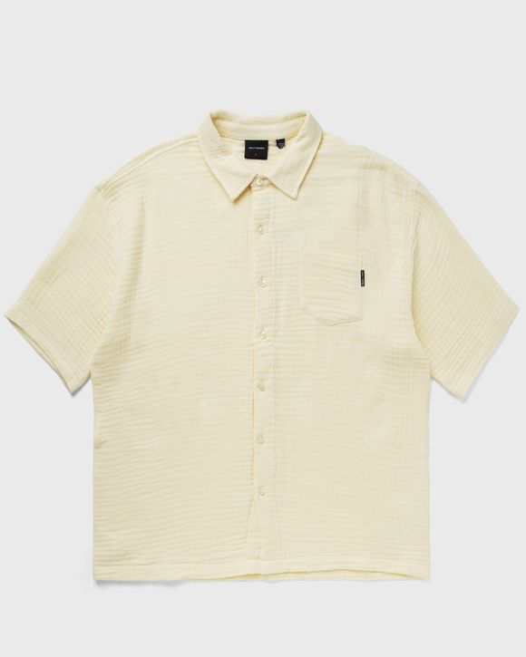 Daily Paper enzi seersucker ss shirt Yellow | BSTN Store