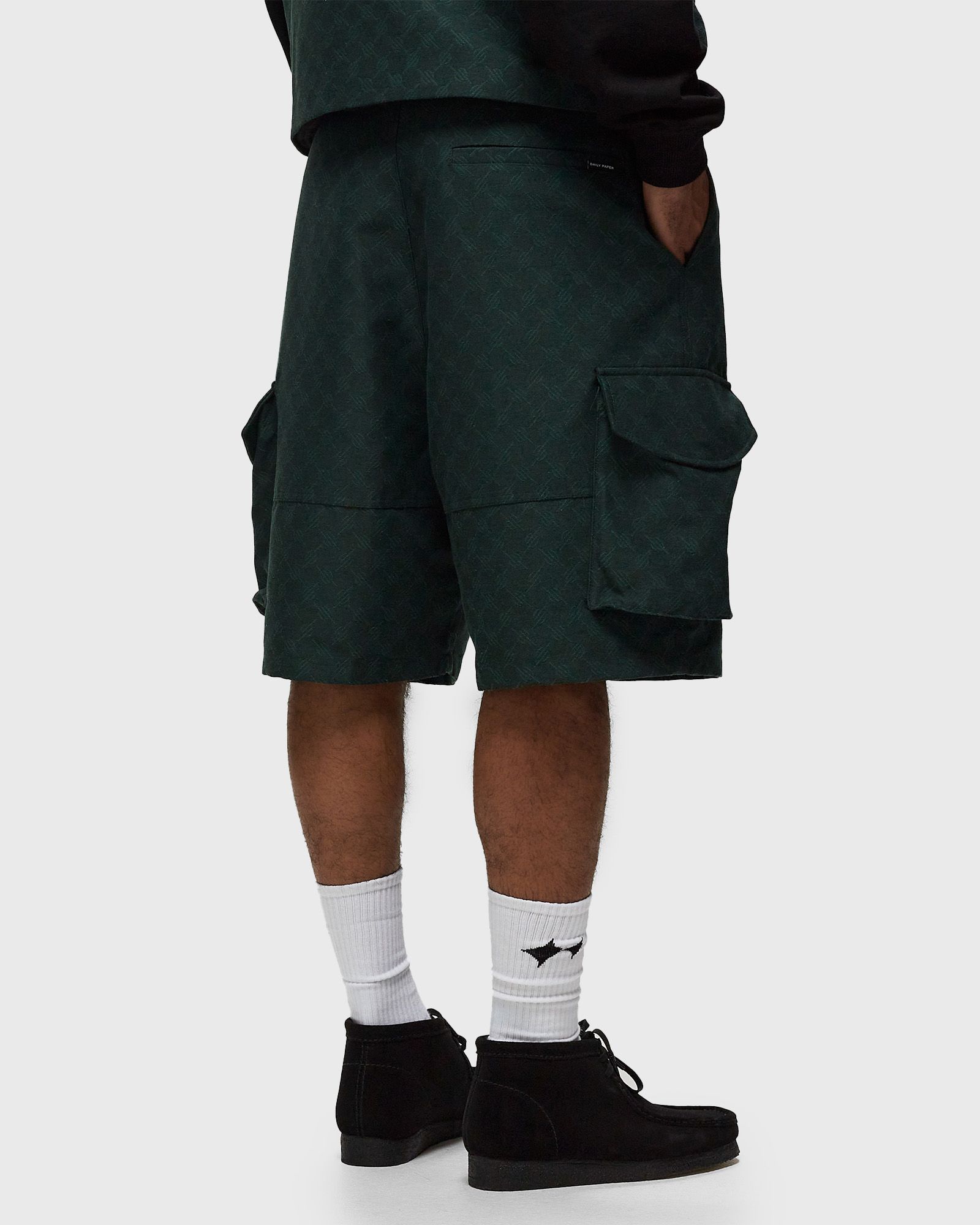 benji monogram cargo shorts