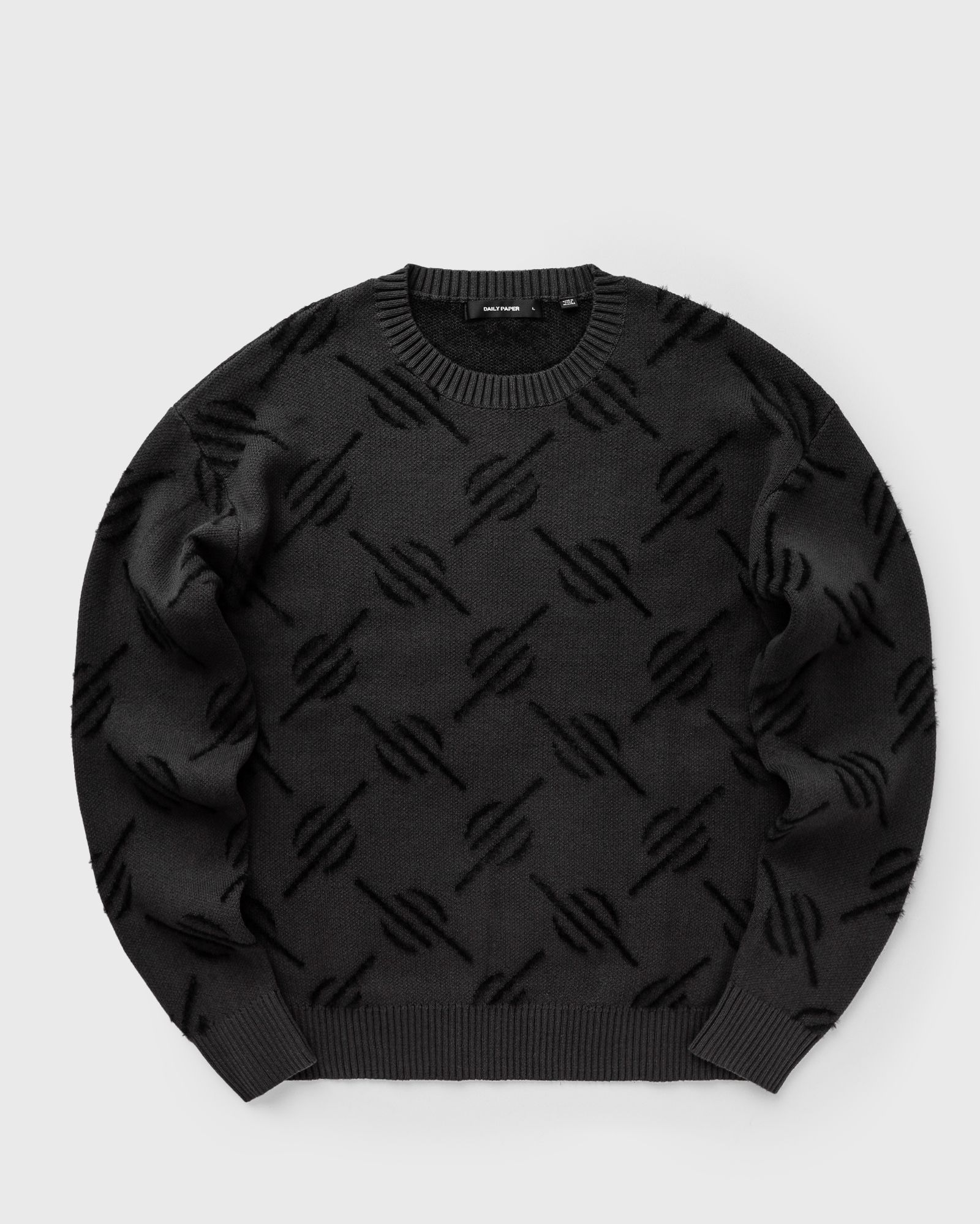 TEVIN MONOGRAM KNIT SWEATER