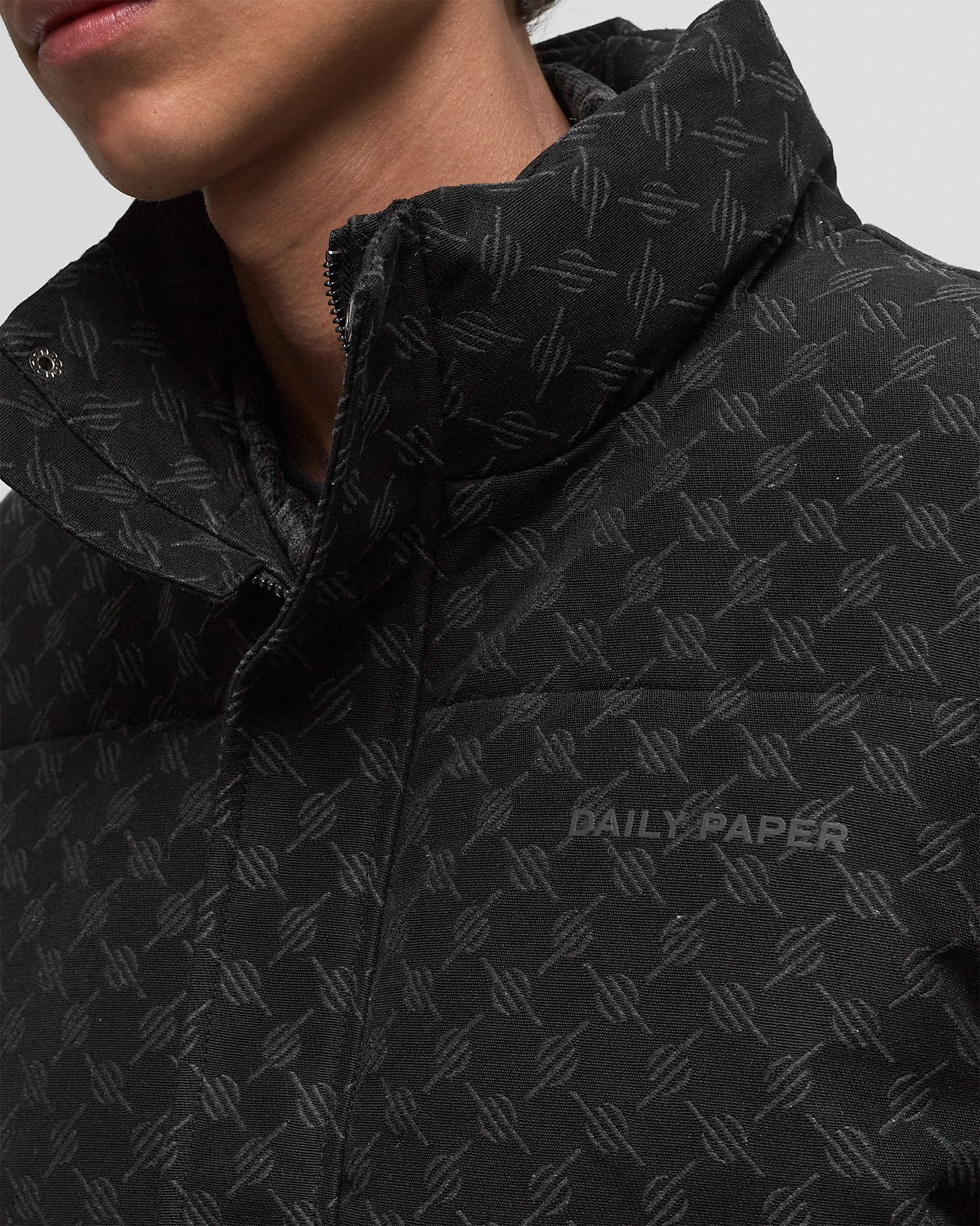 PONDO COTTON MONOGRAM BODYWARMER