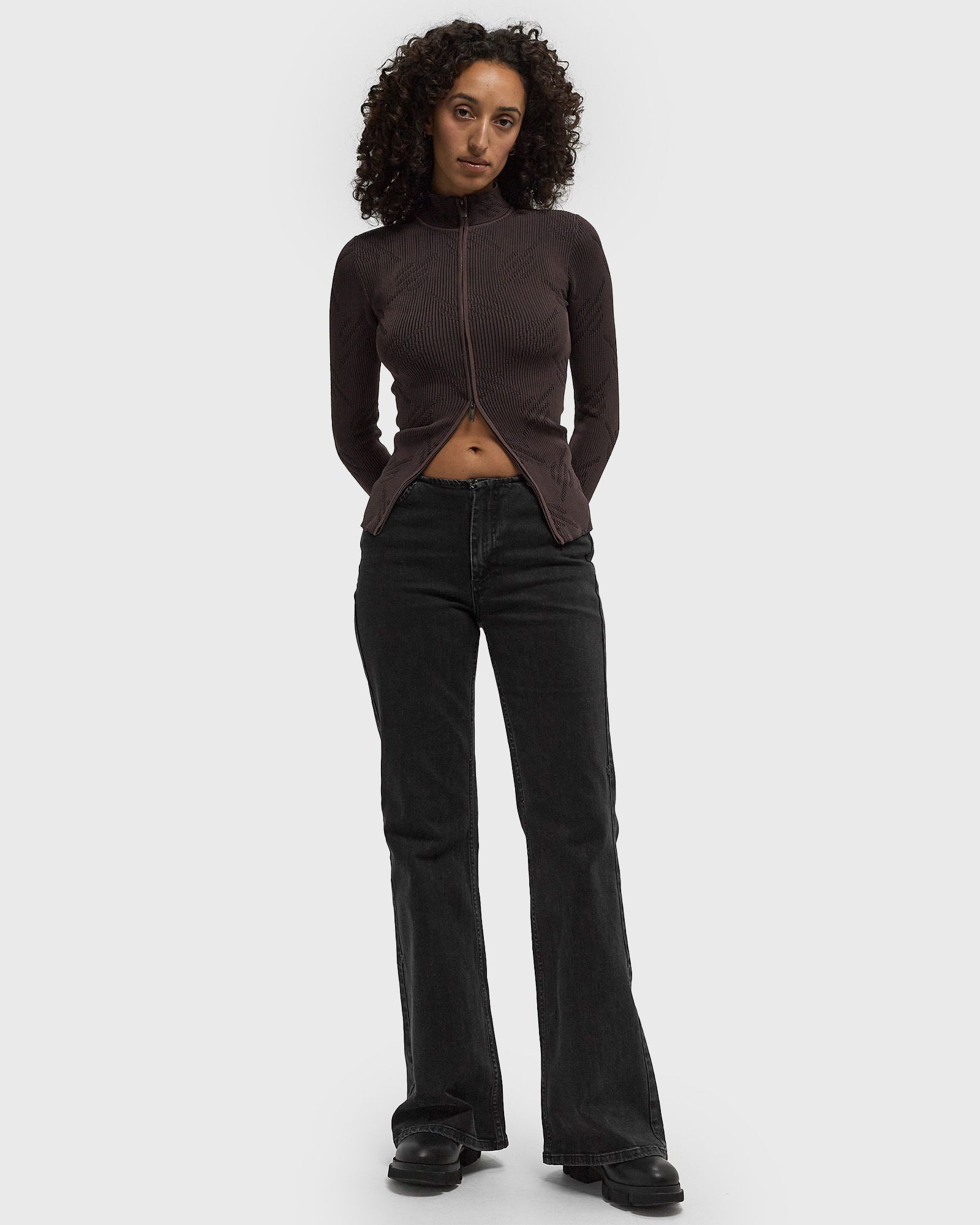 KNITTED MONOGRAM CARDIGAN