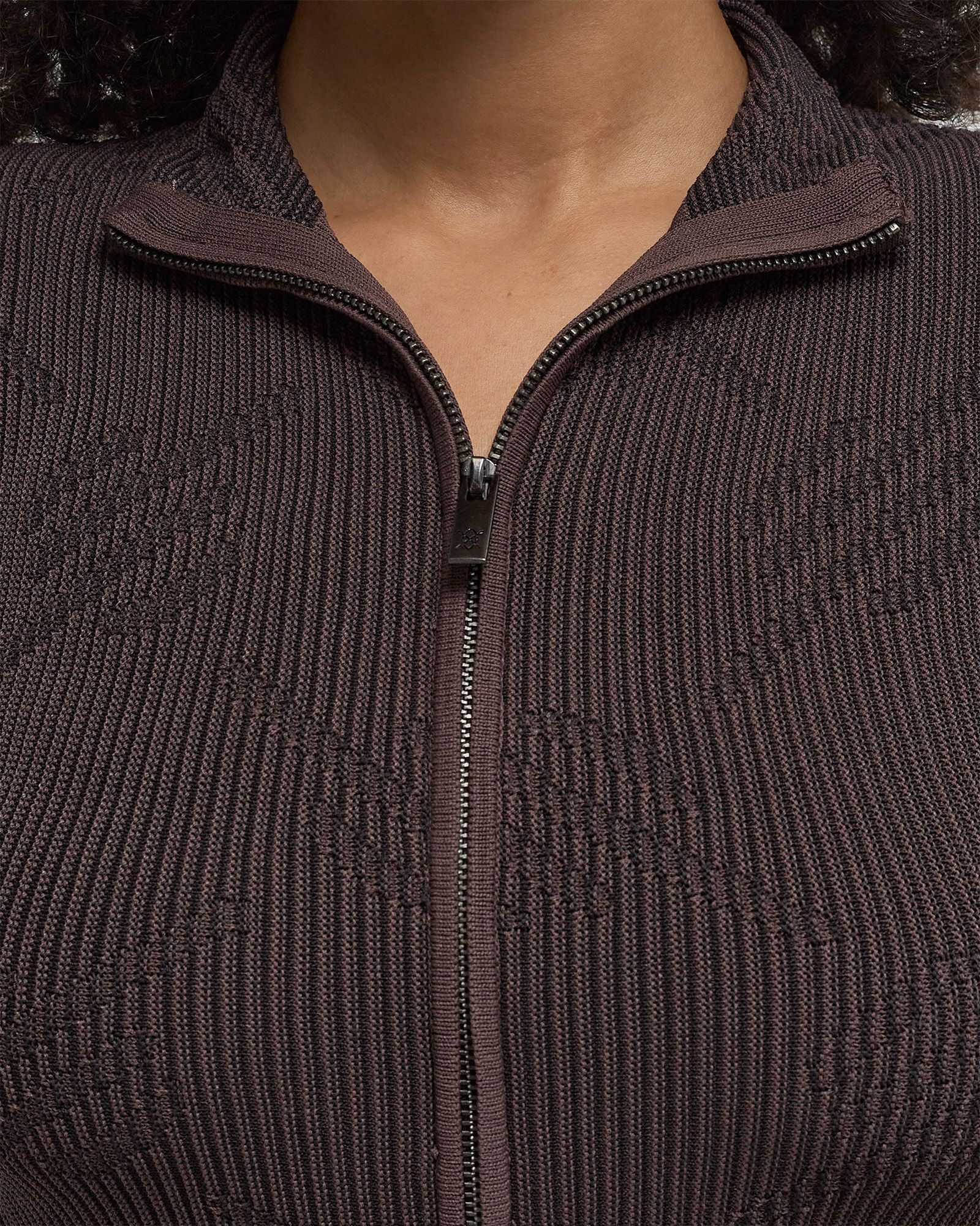 KNITTED MONOGRAM CARDIGAN