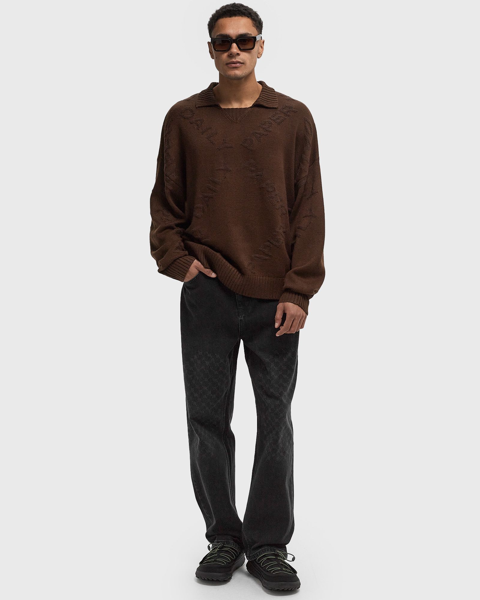 DIAMOND KNIT SWEATER