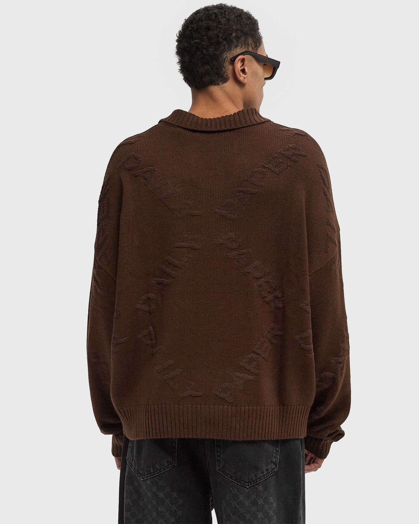 DIAMOND KNIT SWEATER