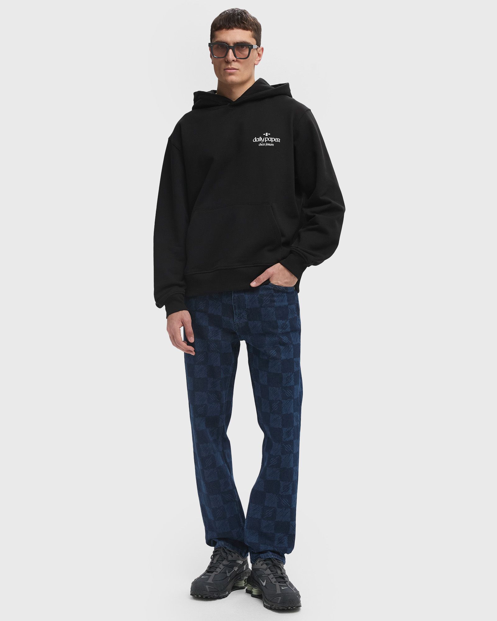 KIBO CHECK JACQUARD JEANS