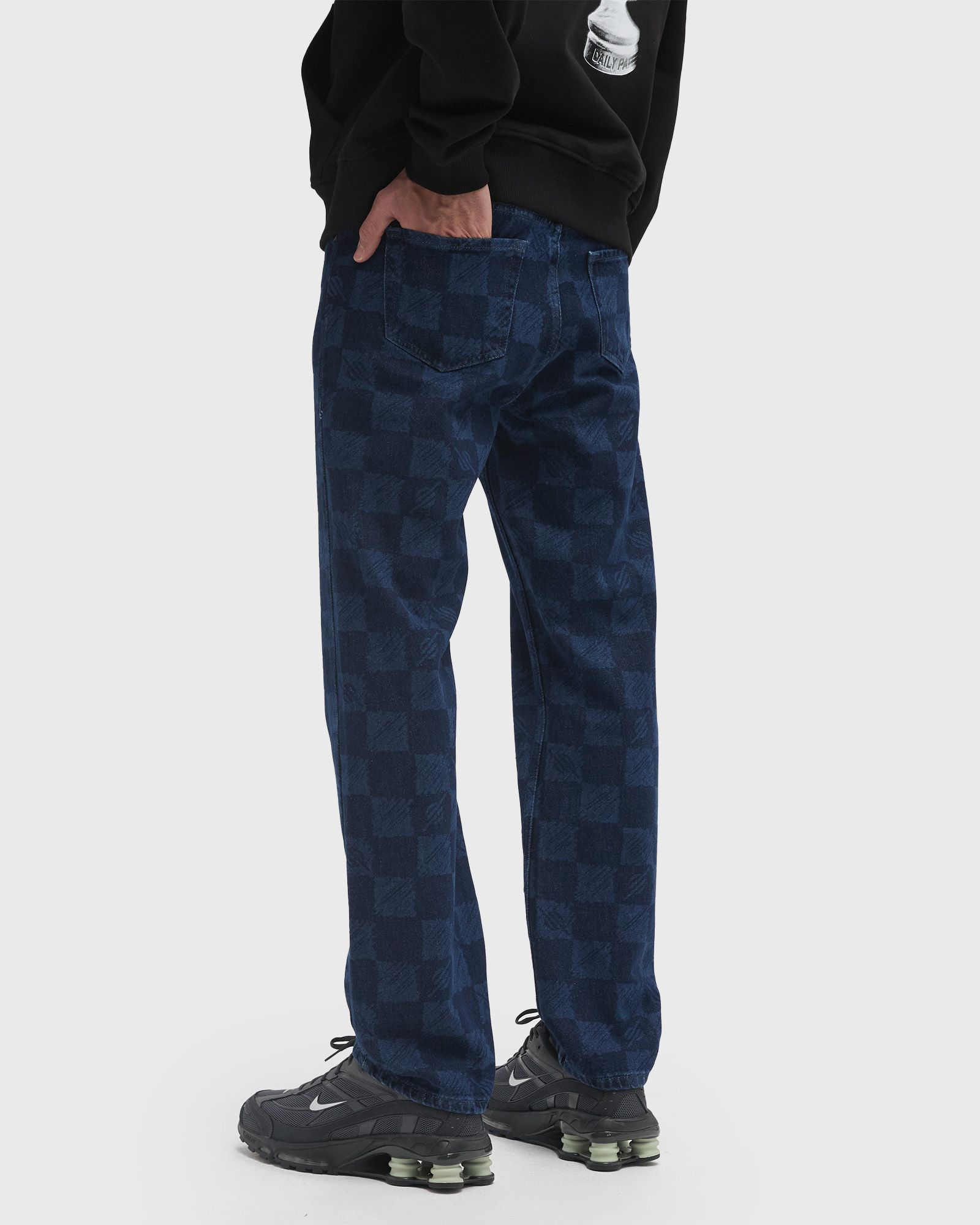 KIBO CHECK JACQUARD JEANS