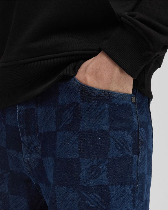 KIBO CHECK JACQUARD JEANS