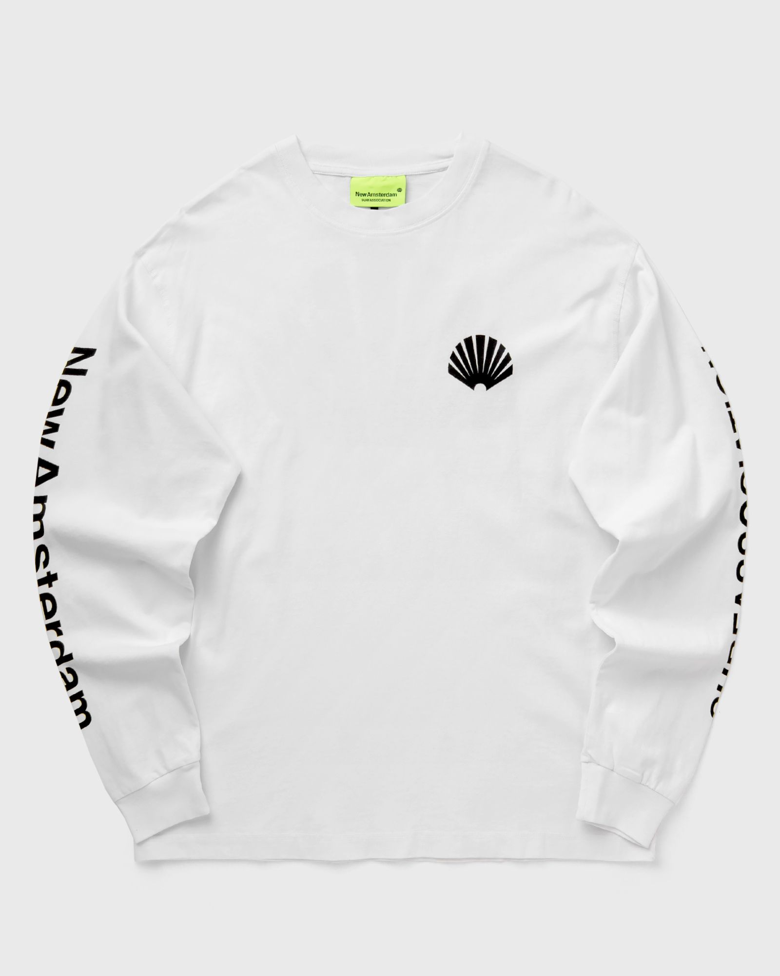 New Amsterdam New Amsterdam LOGO LONGSLEEVE in white