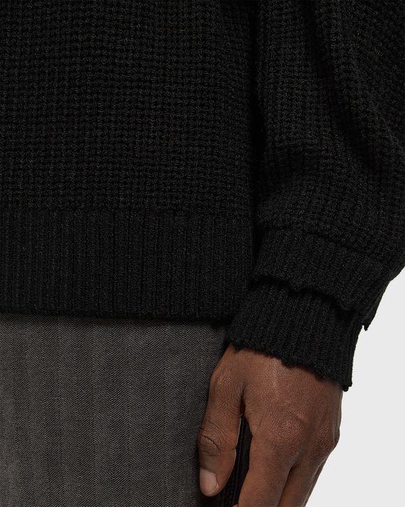 LOGO KNIT RAW EDGE