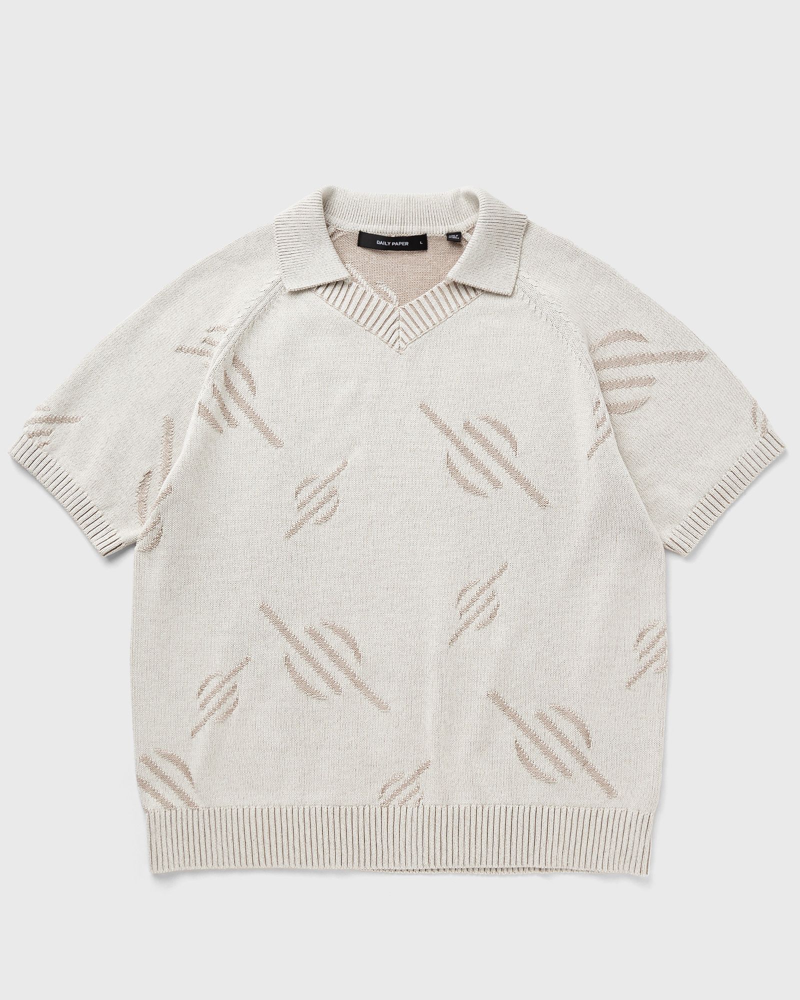 monogram polo knit