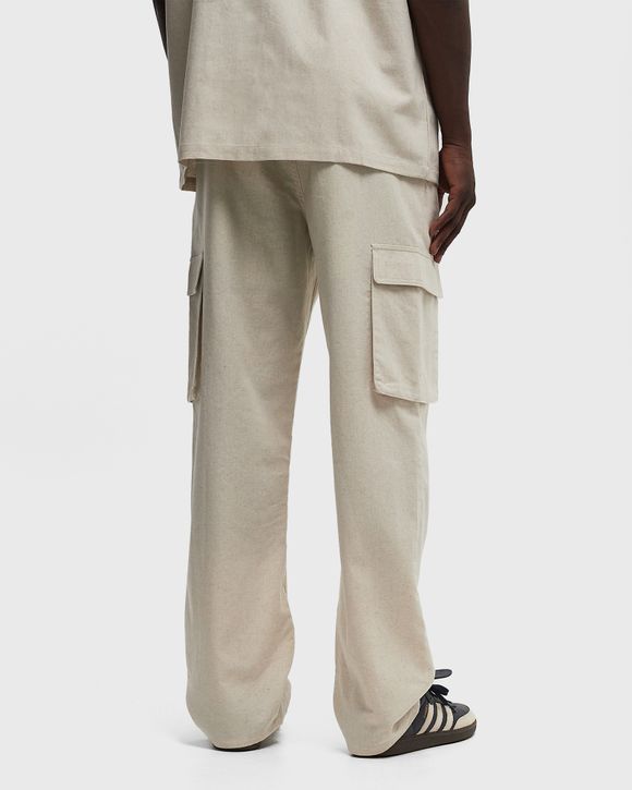 パンツ DAILY PAPER SS25 LINEN CARGO PANTS (2511124 BEIGE) Daily Paper linen cargo pants Beige | BSTN Store