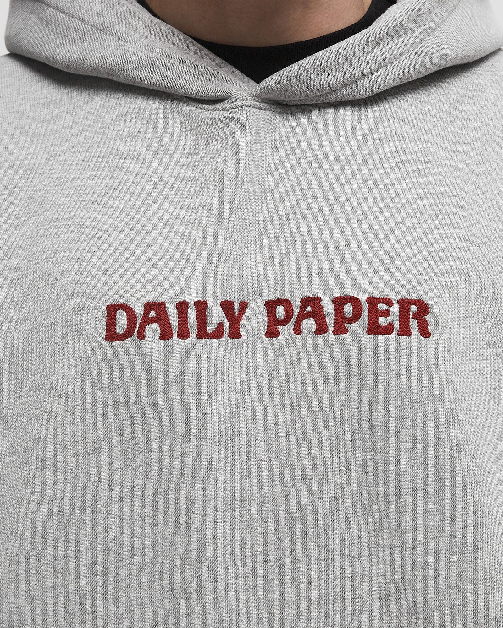 chain stitch oversized hoodie