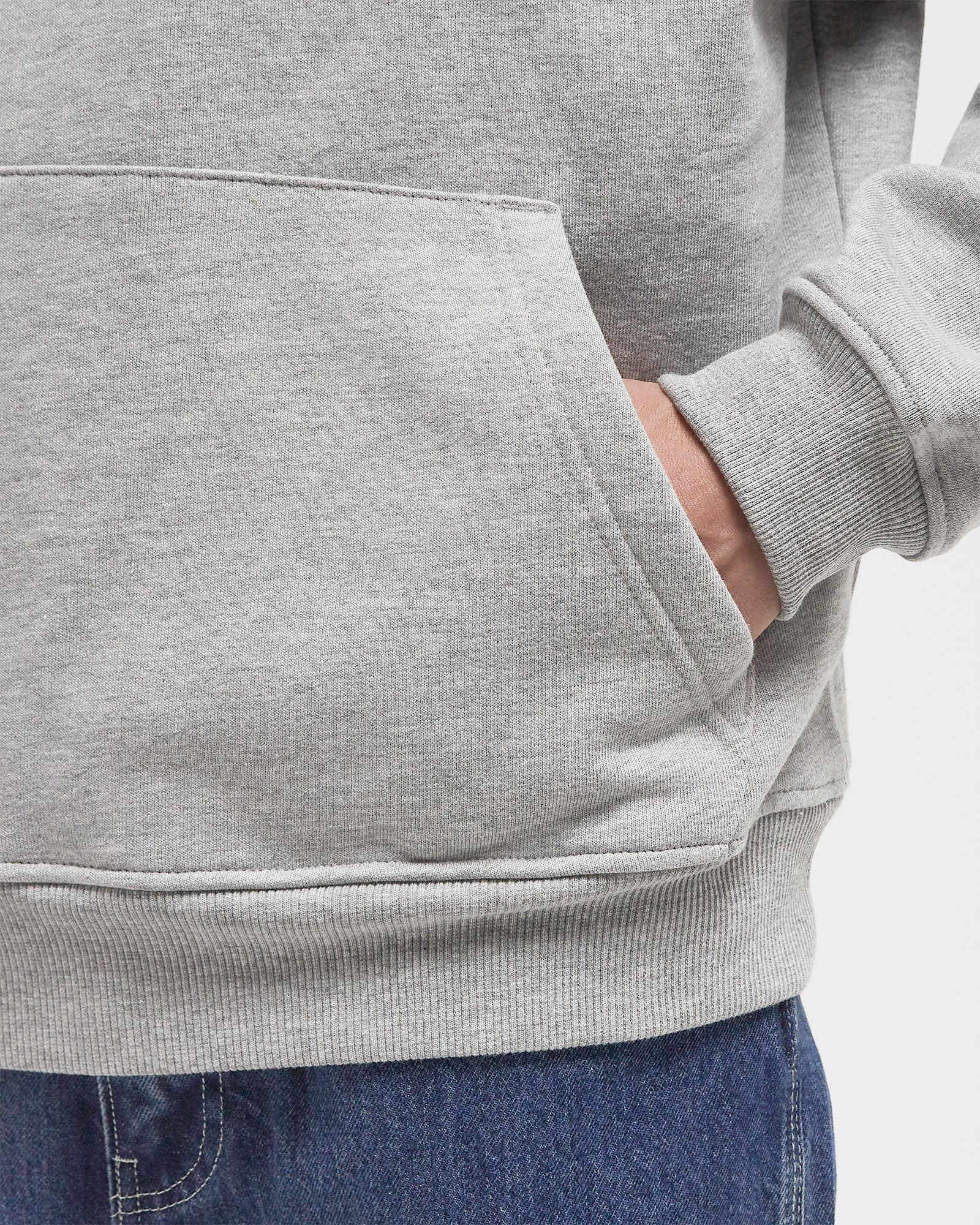 chain stitch oversized hoodie