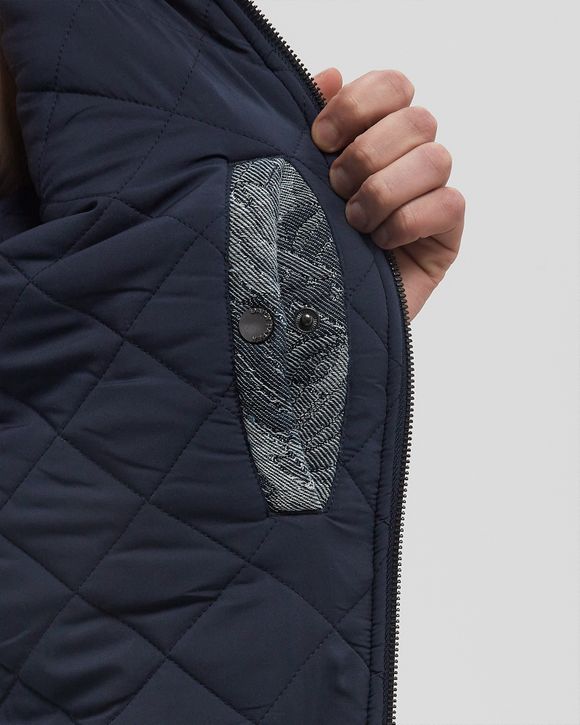 camo monogram denim bomber